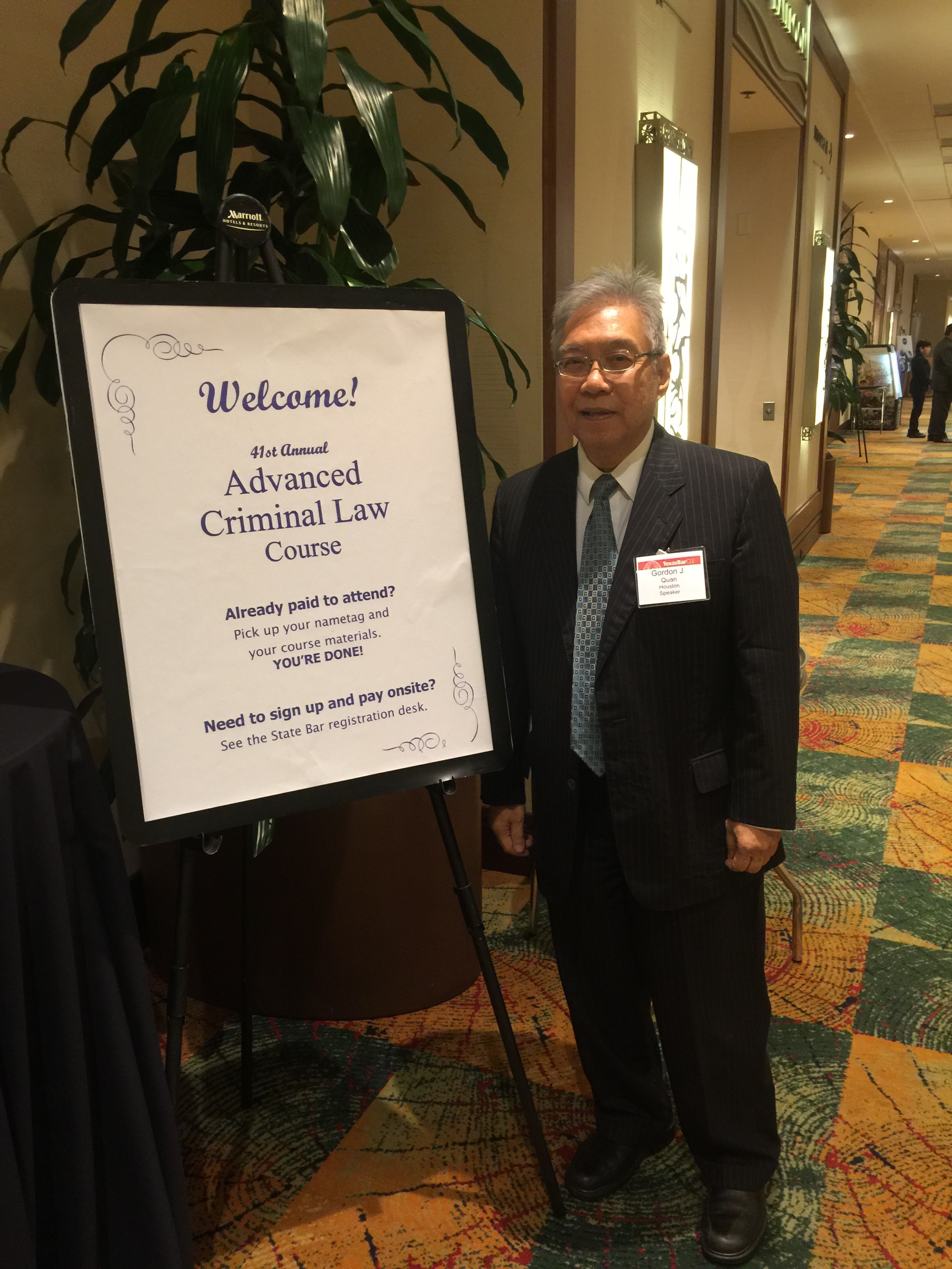  Gordon Quan  presented at the State Bar of Texas 2019 