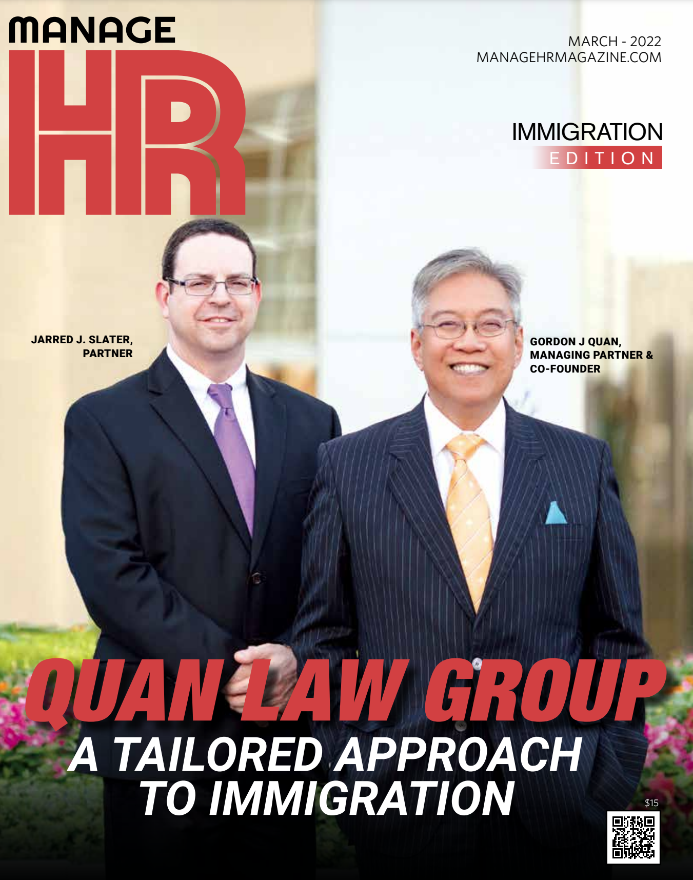Quan Law Group PLLC Gordon Quan & Jarred Slater Manage HR Magazine
